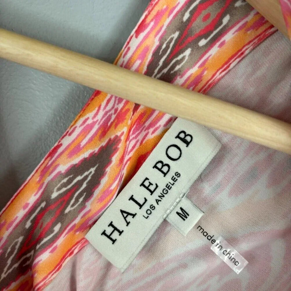 Hale Bob Printed Dress V Neck - Picture 7 of 14